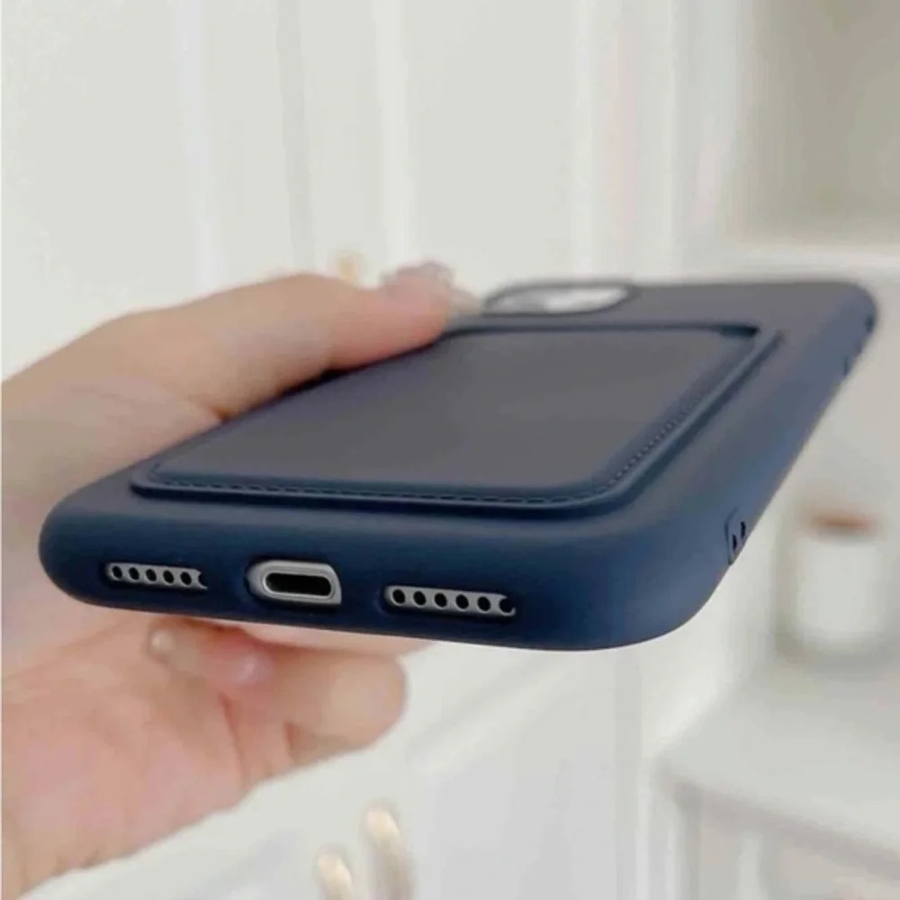 ⚠️Clearance💙iPhone 13 / 13 Pro Solid Phone Case With Card Slot - Picture 3 of 4